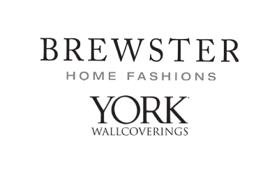 Brewster Home Fashions & York Wallcoverings Logos